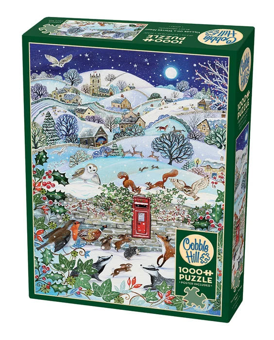 Cobble Hill - Village on a Winter Night 1000 Piece Puzzle - Image 2