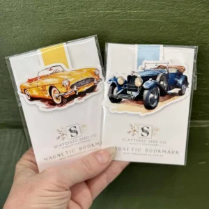 Magnetic Bookmarks - Vintage Classic Cars - 2 Designs