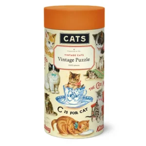 Cavallini & Co - Vintage Cats 1000 Piece Puzzle