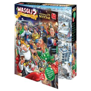 Jumbo - Wasgij, 2026 Christmas Advent Calendar, Christmas TV Special 24 x 54 Piece Puzzles