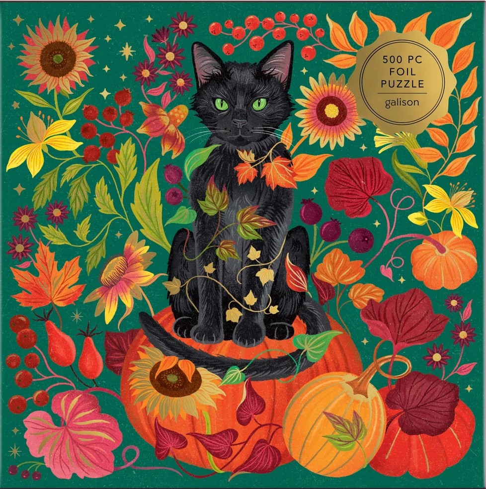 Galison - Whiskers of Autumn FOIL 500 Piece Puzzle