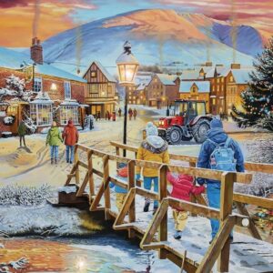 Falcon de luxe - A Festive Stroll 1000 Piece Puzzle