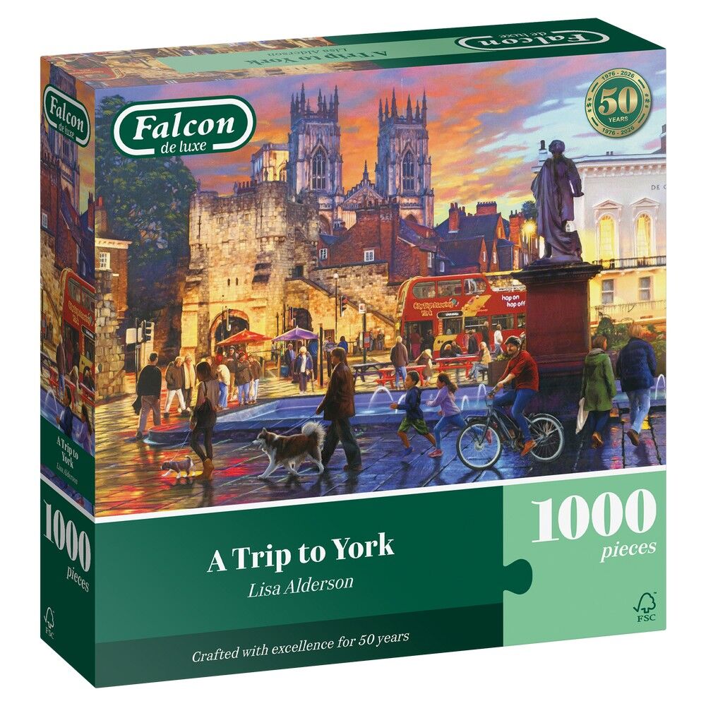 Falcon de luxe - A Trip to York 1000 Piece Puzzle - Image 2