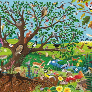 Schmidt - Animals in the Garden 60 Piece Puzzle