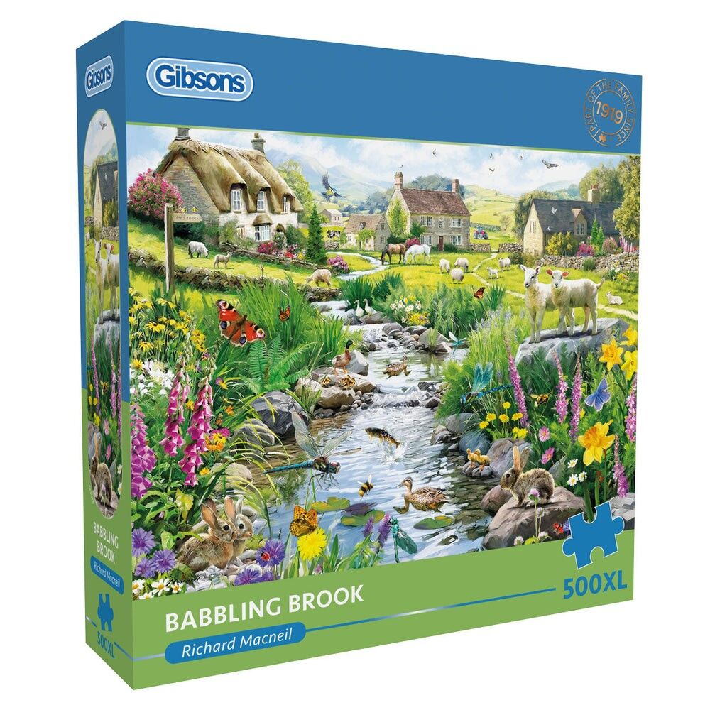 Gibsons - Babbling Brook 500 XL Piece Puzzle - Image 2