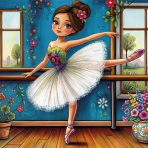 Jacarou - Ballerina by Windows 1000 Piece Puzzle