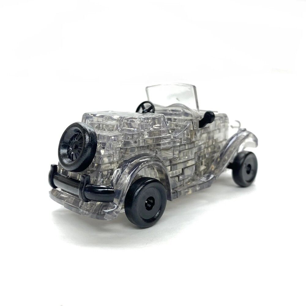 Crystal Puzzle - 3D Black Classic Car 53 Piece Puzzle - Image 3