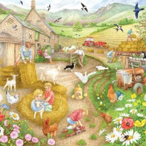Falcon de luxe - Bringing in the Hay 1000 Piece Puzzle