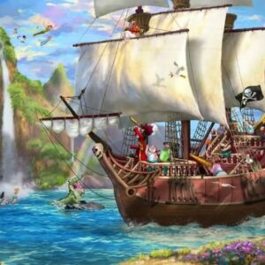 Harlington - Thomas Kinkade - Captain Hook's Voyage 1000 Piece Puzzle