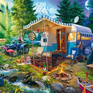 Schmidt - Caravanning in the Mountains 1000 Piece Puzzle