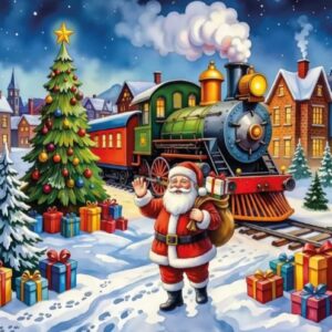 Jacarou - Christmas Wishes Express 1000 Piece Puzzle