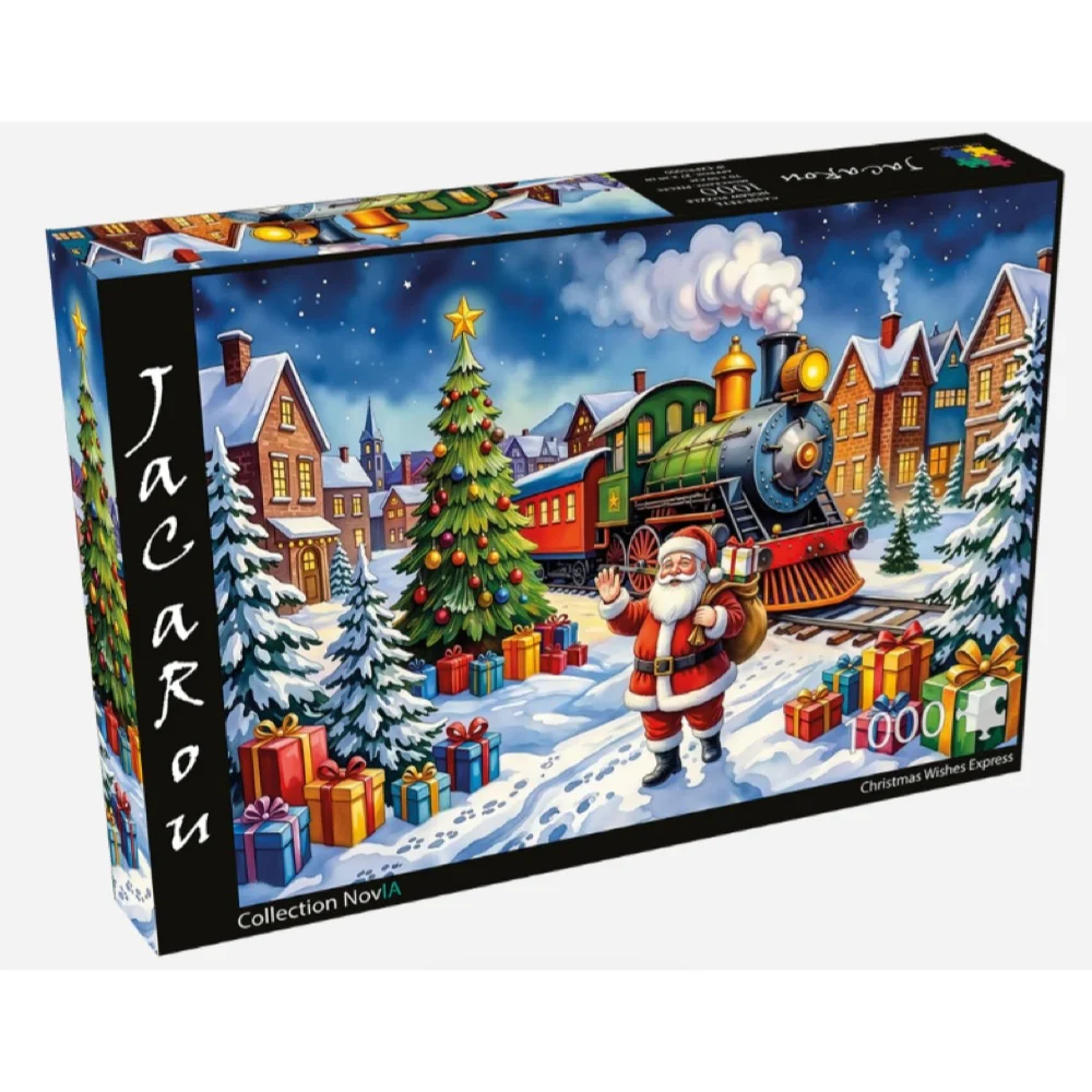 Jacarou - Christmas Wishes Express 1000 Piece Puzzle - Image 2