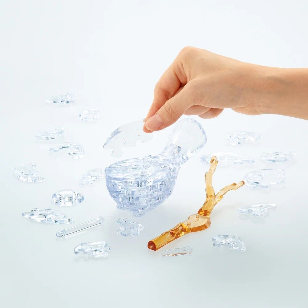 Crystal Puzzle - 3D Clear Bird 48 Piece Puzzle - Image 2