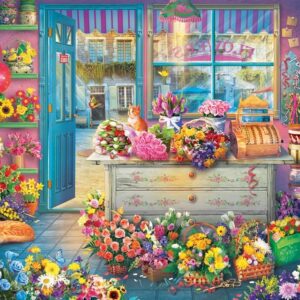 Schmidt - Colourful Flower Shop 1000 Piece Puzzle