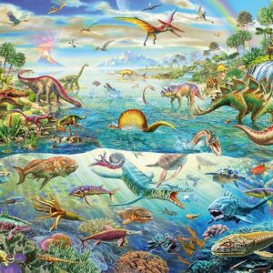 Schmidt - Discover the Dinosaurs 200 Piece Puzzle