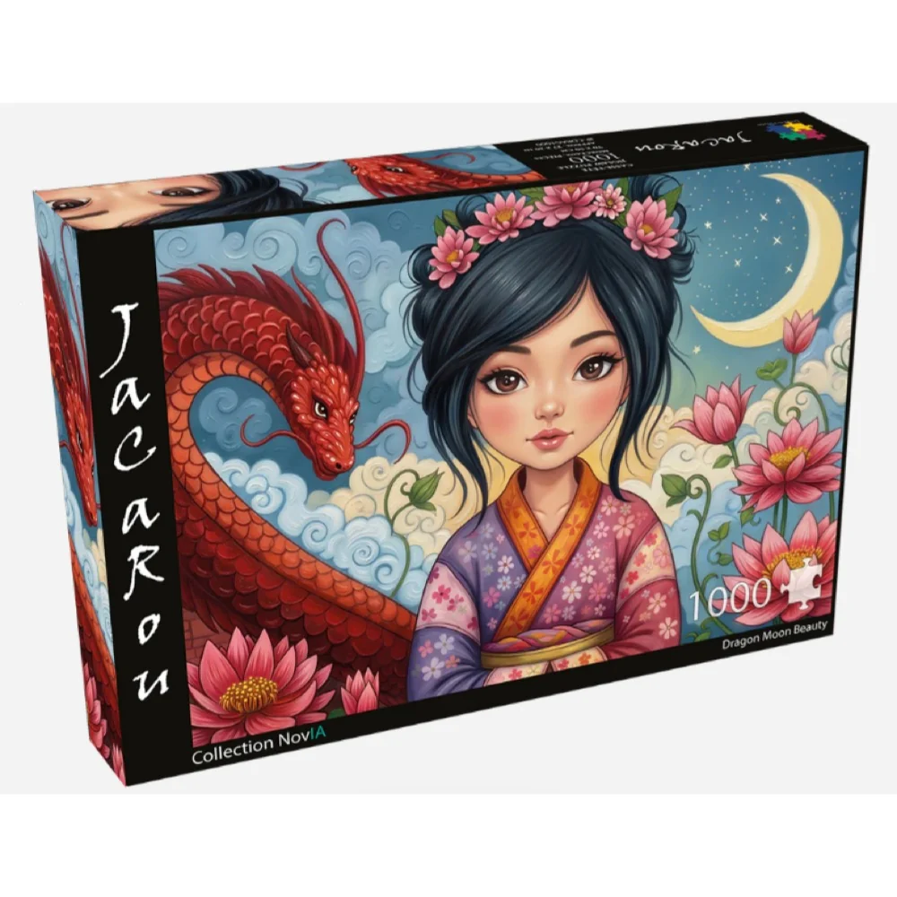 Jacarou - Dragon Moon Beauty 1000 Piece Puzzle - Image 2