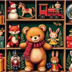 Delfy - Festive Toy Display 1000 Piece Puzzle