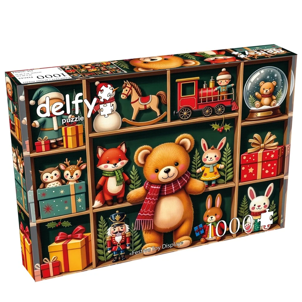 Delfy - Festive Toy Display 1000 Piece Puzzle - Image 2
