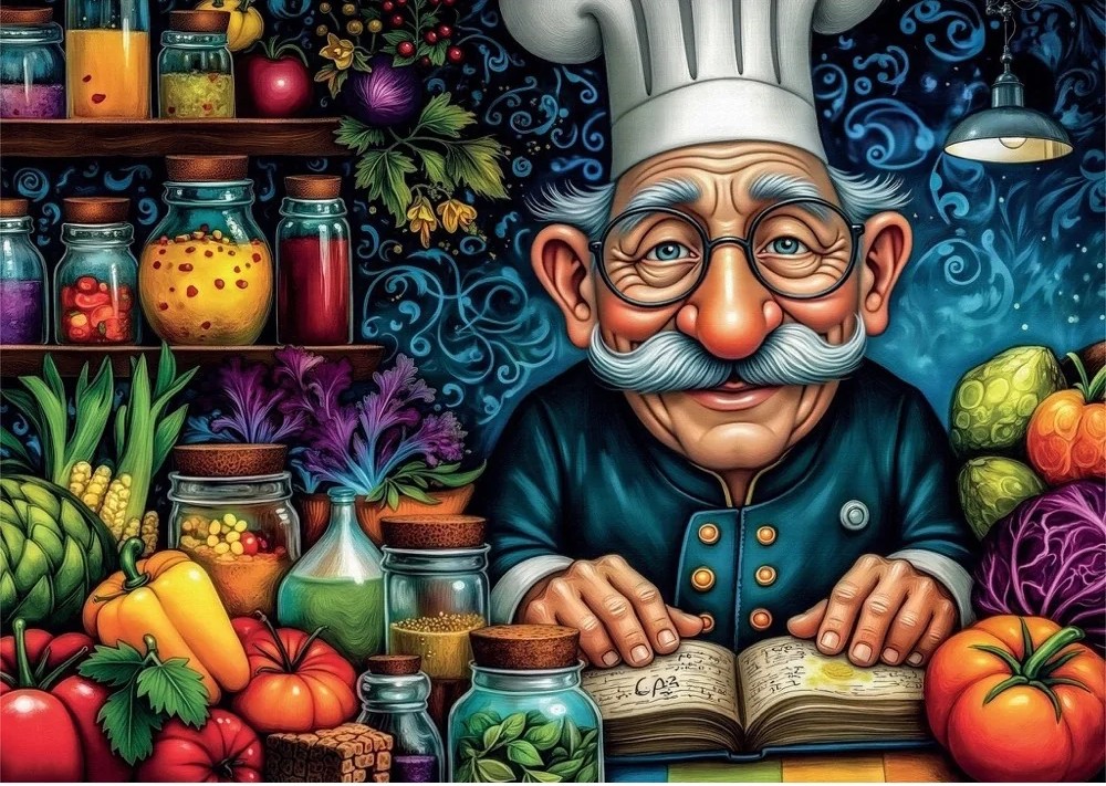Delfy - Fine Cooking Art 1000 Piece Puzzle