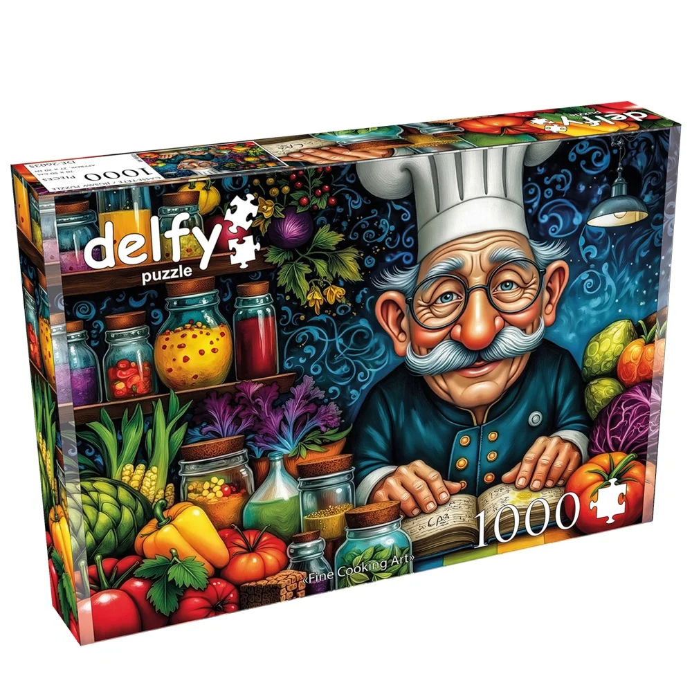 Delfy - Fine Cooking Art 1000 Piece Puzzle - Image 2