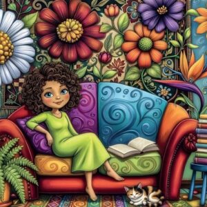 Delfy - Floral Dream Space 1000 Piece Puzzle