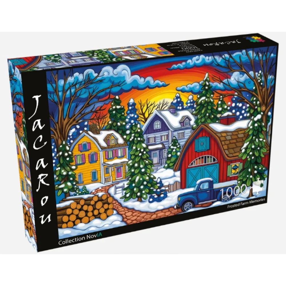 Jacarou - Frosted Farm Memories 1000 Piece Puzzle - Image 2