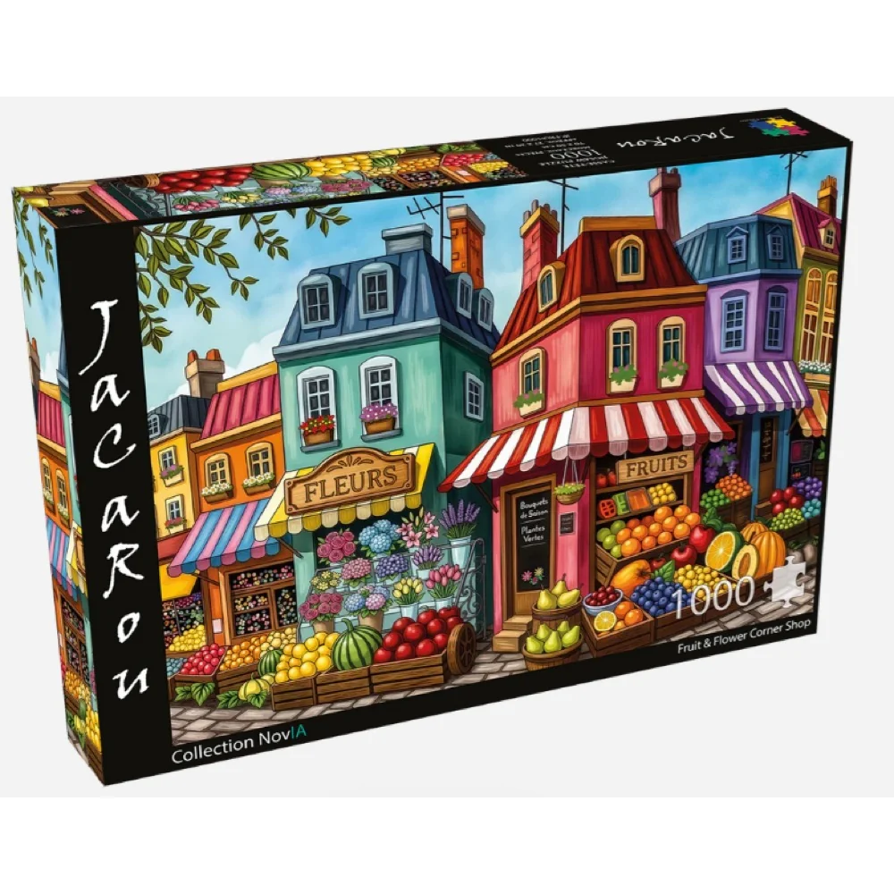Jacarou - Fruit & Flower Corner Shop 1000 Piece Puzzle - Image 2