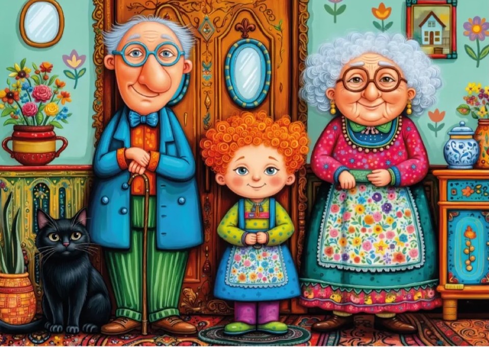 Jacarou - Grandma, Grandpa & Me 1000 Piece Puzzle