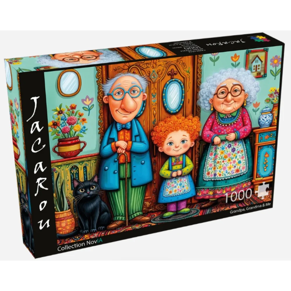 Jacarou - Grandma, Grandpa & Me 1000 Piece Puzzle - Image 2
