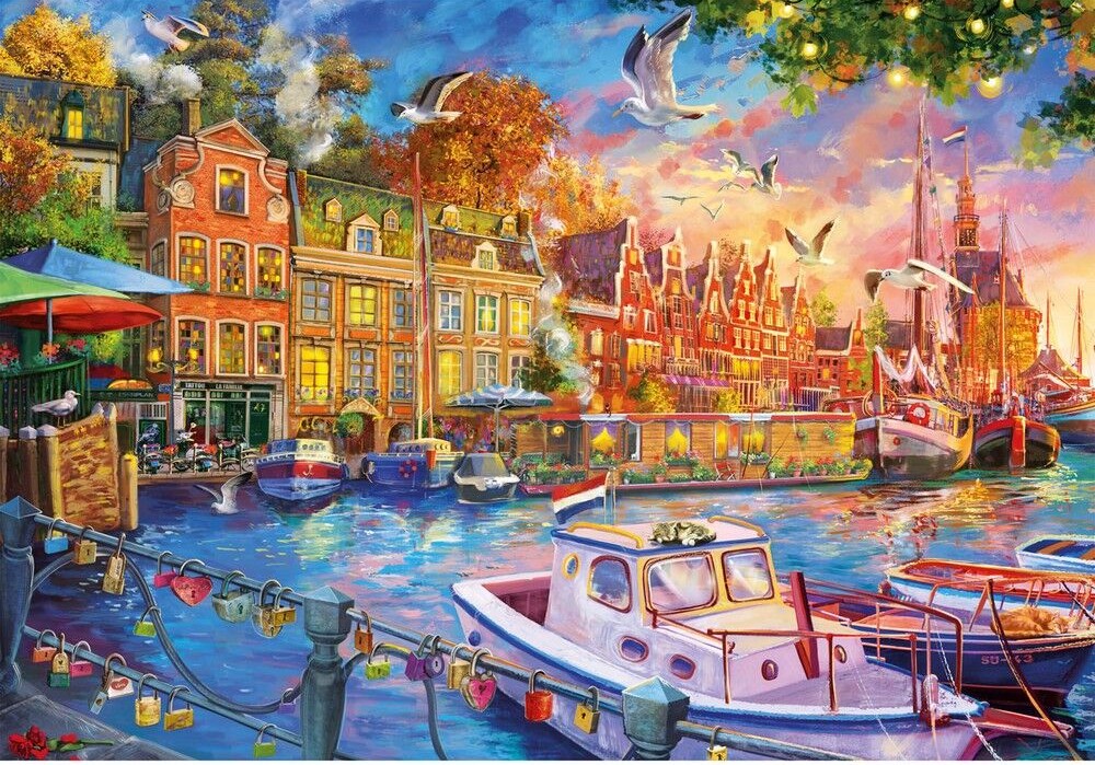Gibsons - Harbour Reflections 500 Piece Puzzle