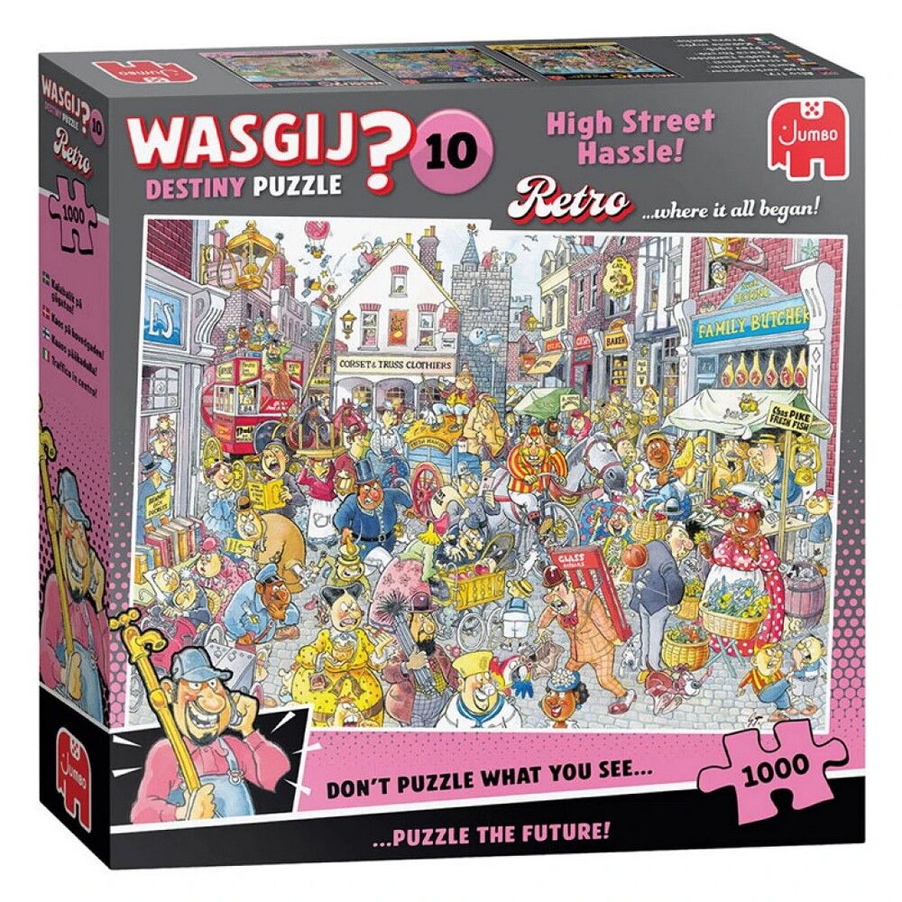 Jumbo - Wasgij Retro Destiny 10 - High Street Hassle 1000 Piece Puzzle