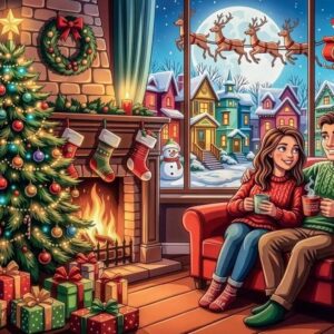 Delfy - Home for Christmas 1000 Piece Puzzle
