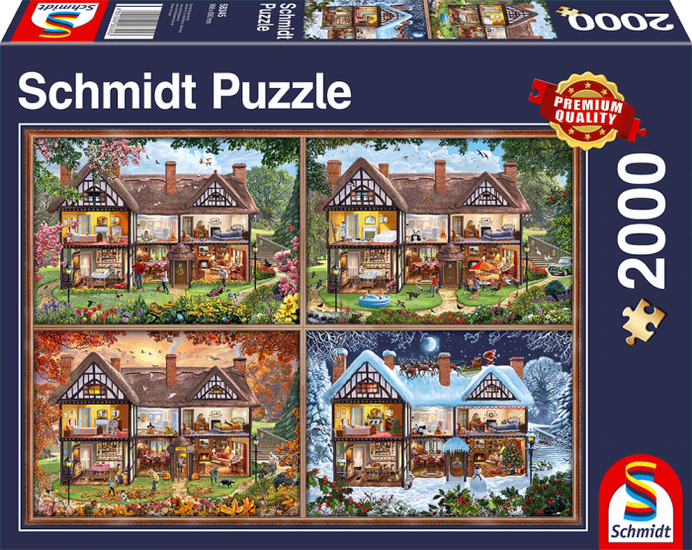 Schmidt - House of four Seasons 2000 Piece Puzzle - Image 2