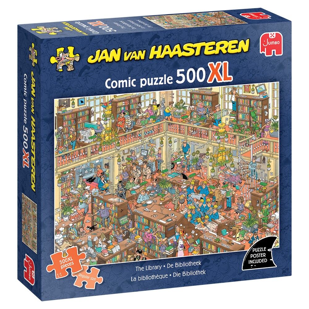 Jan van Haasteren (JVH) - The Library 500 XL Piece Puzzle