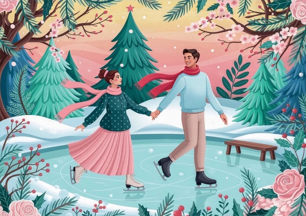 Delfy - Love on Ice 1000 Piece Puzzle