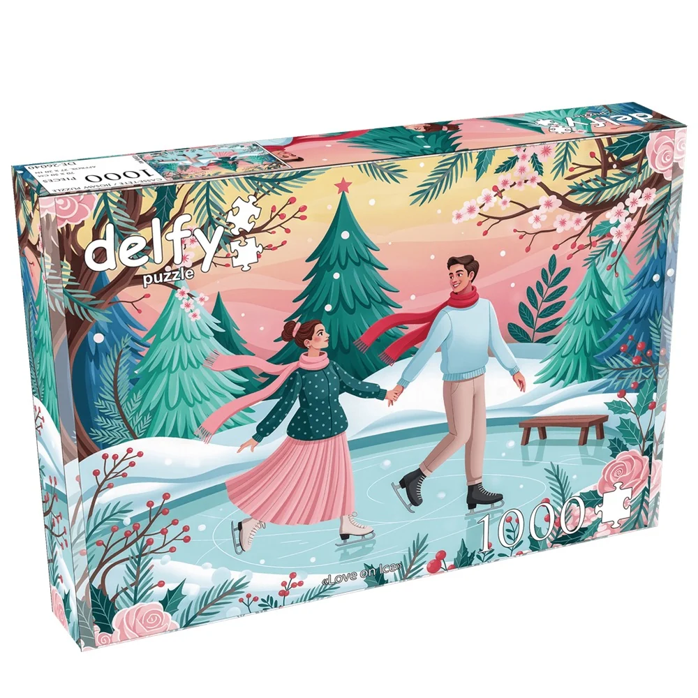 Delfy - Love on Ice 1000 Piece Puzzle - Image 2