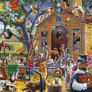 Harlington - Naughty Dogs 1000 Piece Puzzle