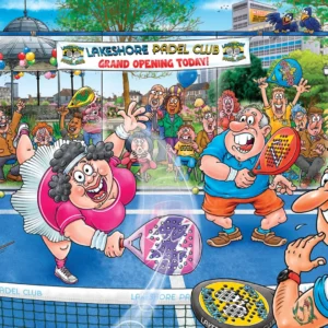 Holdson - Wasgij Original 49 Padel Panic 1000 Piece Puzzle