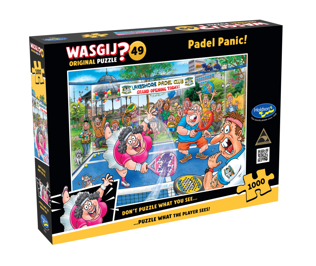 Holdson - Wasgij Original 49 Padel Panic 1000 Piece Puzzle - Image 2