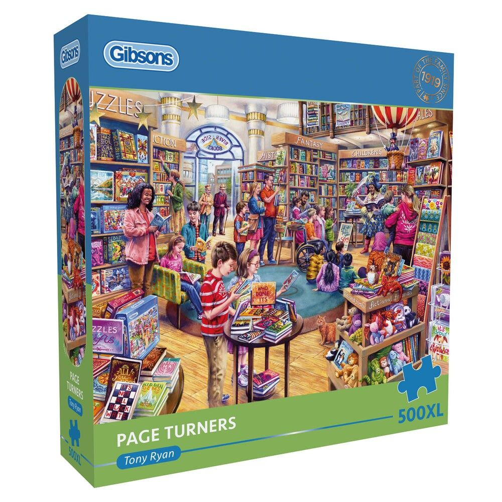 Gibsons - Page Turners 500 XL Piece Puzzle - Image 2