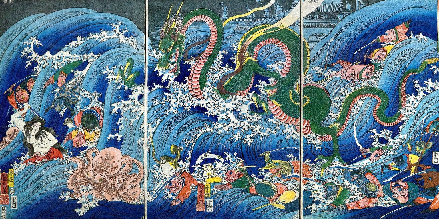 Pomegranate - The Palace of the Dragon King 1000 Piece Puzzle