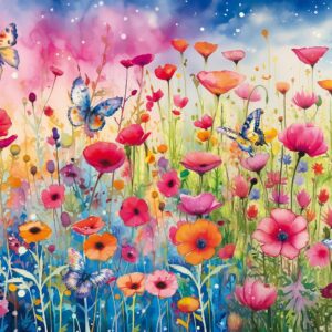 Schmidt - Poppy Field 1000 Piece Puzzle