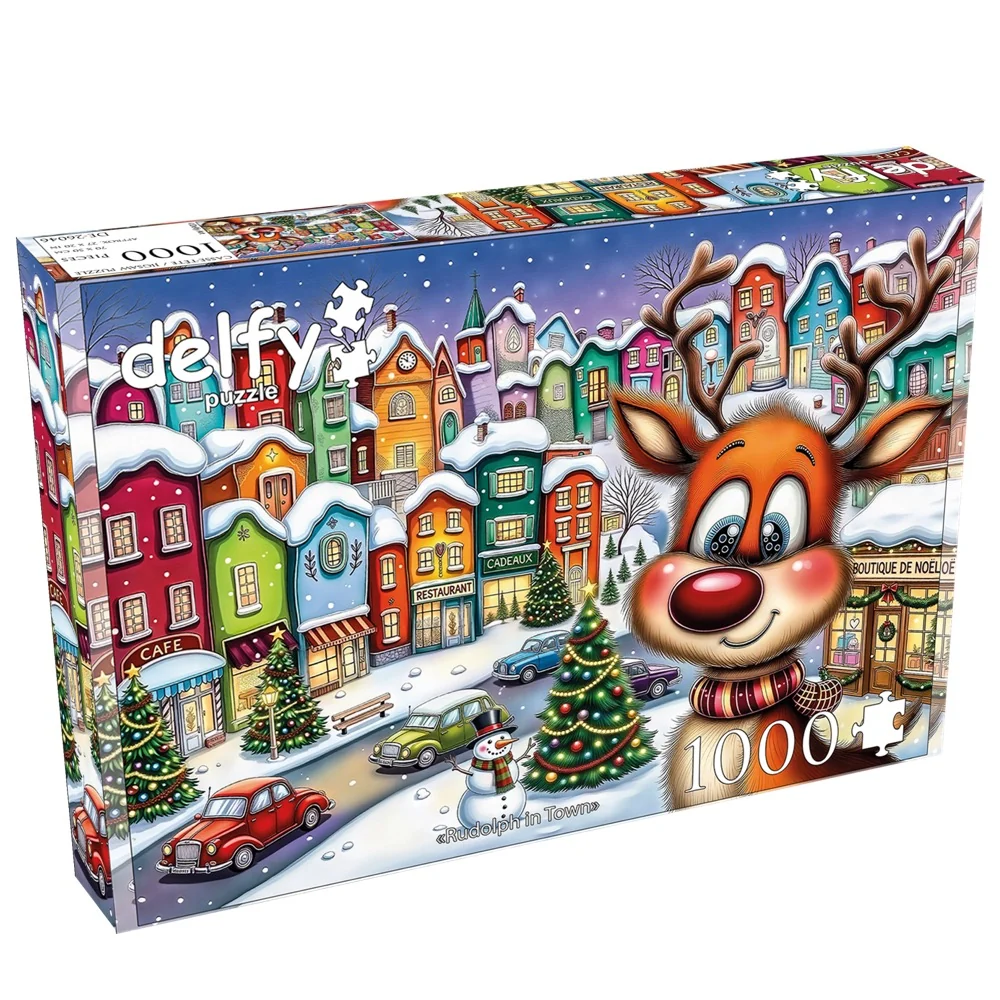 Delfy - Rudolph in Town 1000 Piece Puzzle - Image 2
