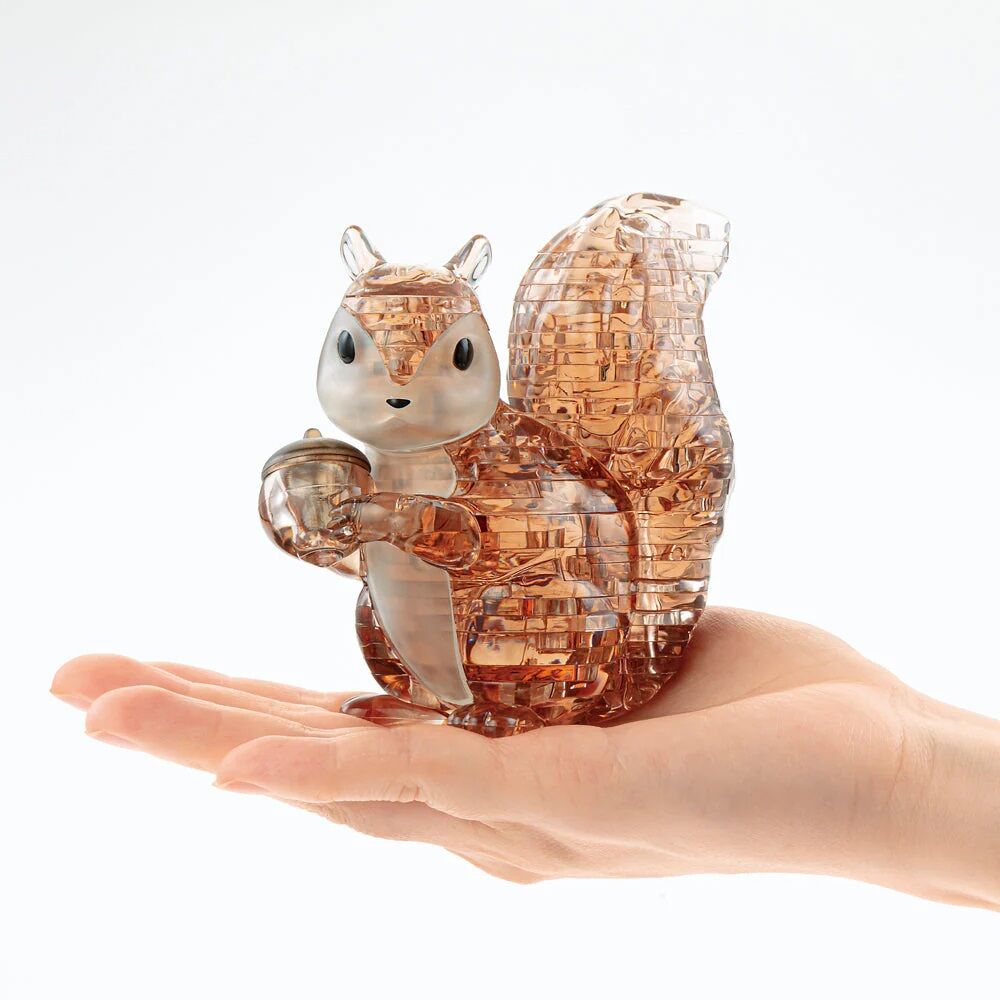 Crystal Puzzle - 3D Squirrel 55 Piece Puzzle - Image 3