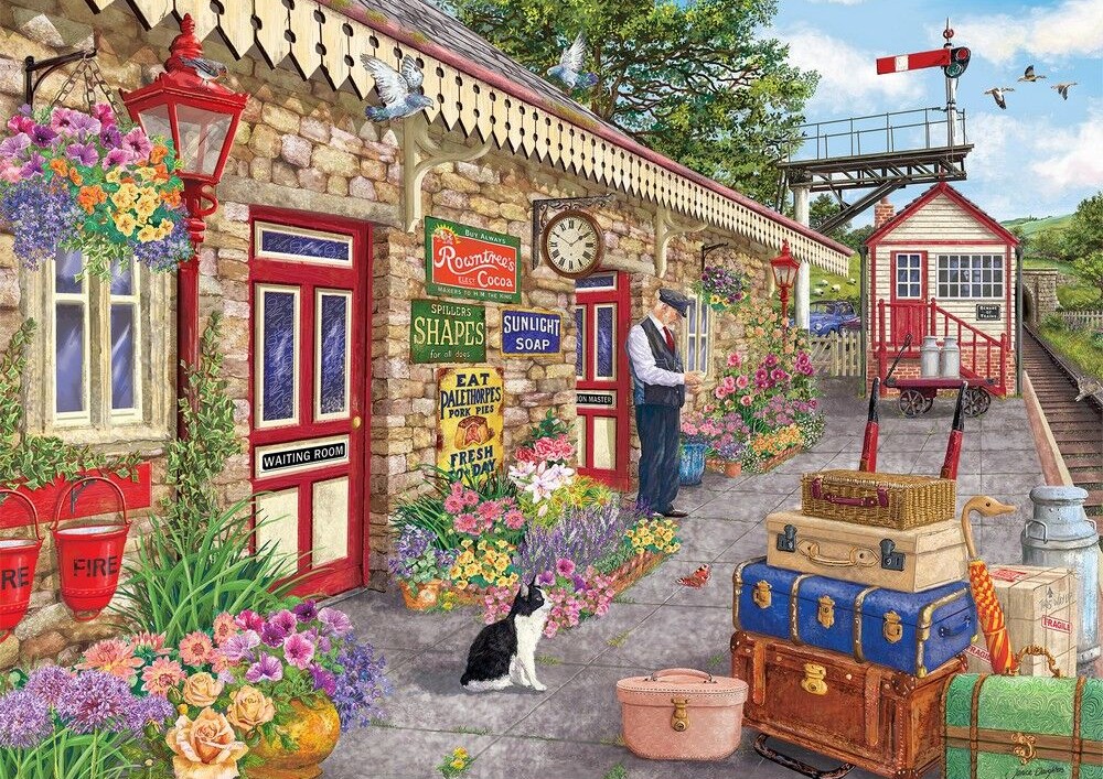 Falcon de luxe - Station Blooms 1000 Piece Puzzle