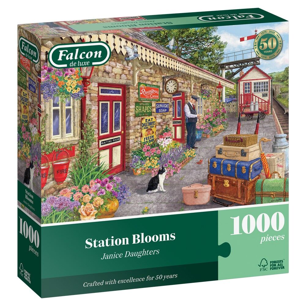 Falcon de luxe - Station Blooms 1000 Piece Puzzle - Image 2