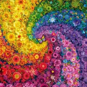Schmidt - Swirling Colours in Bloom 2000 Piece Puzzle