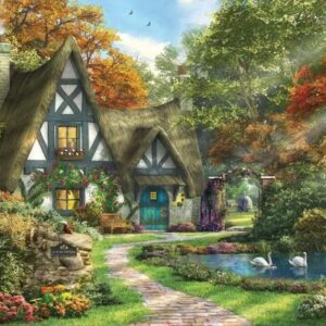 Harlington - The Autumn Cottage 1000 Piece Puzzle