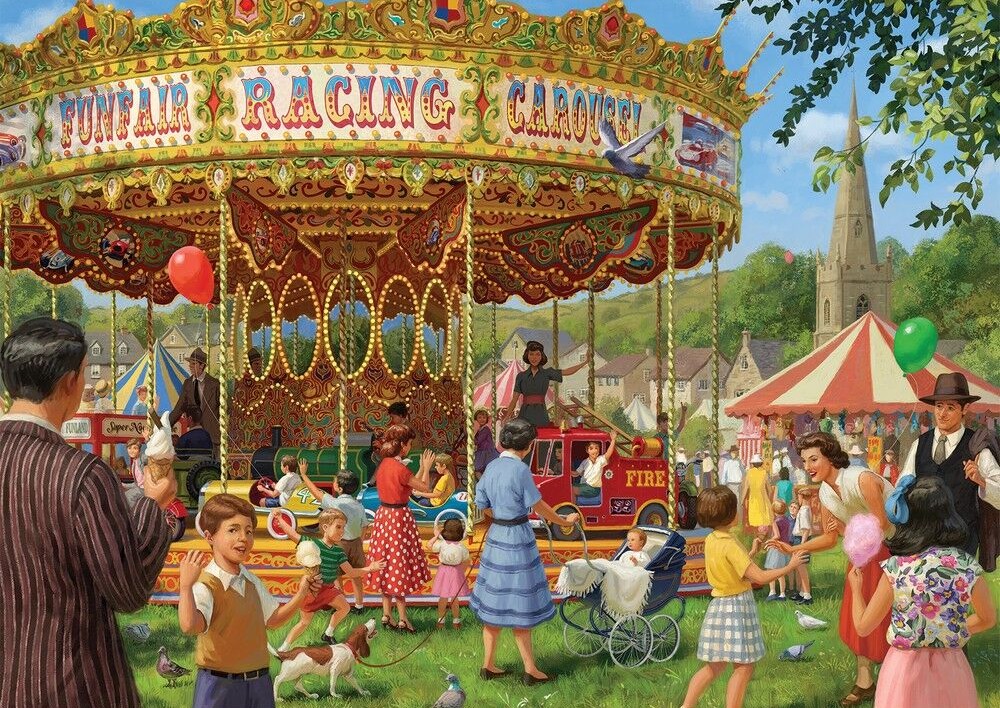 Falcon de luxe - The Carousel 1000 Piece Puzzle
