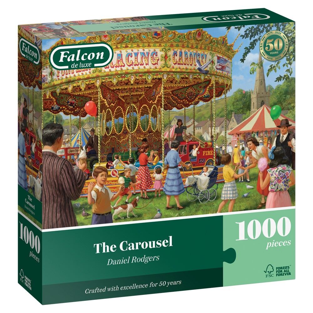 Falcon de luxe - The Carousel 1000 Piece Puzzle - Image 2
